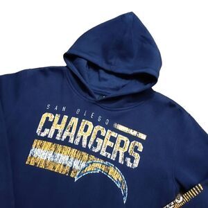 NFL San Diego Chargers Youth Long Sleeve Pullover Fleece Hoodie -C